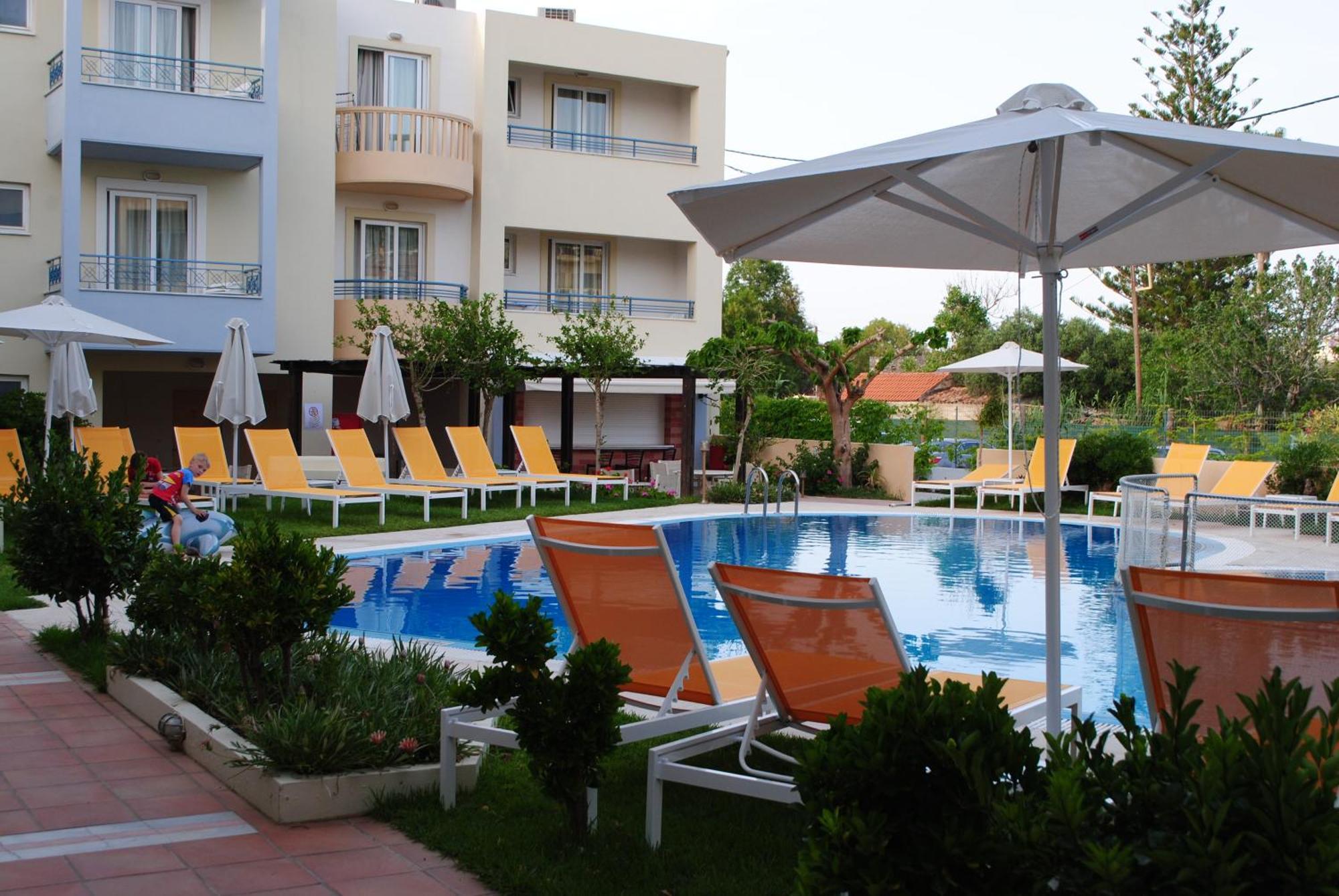 Melina Beach Aparthotel Platanias  Exterior photo