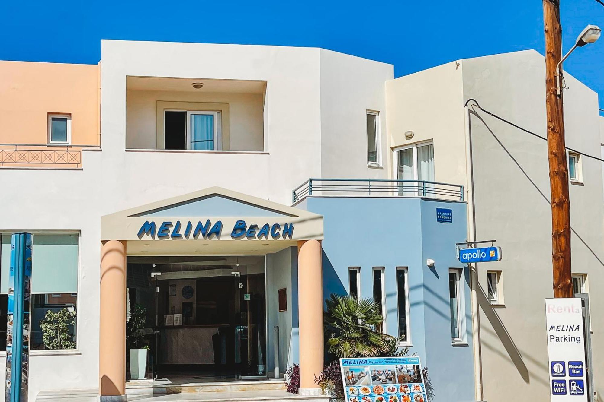 Melina Beach Aparthotel Platanias  Exterior photo