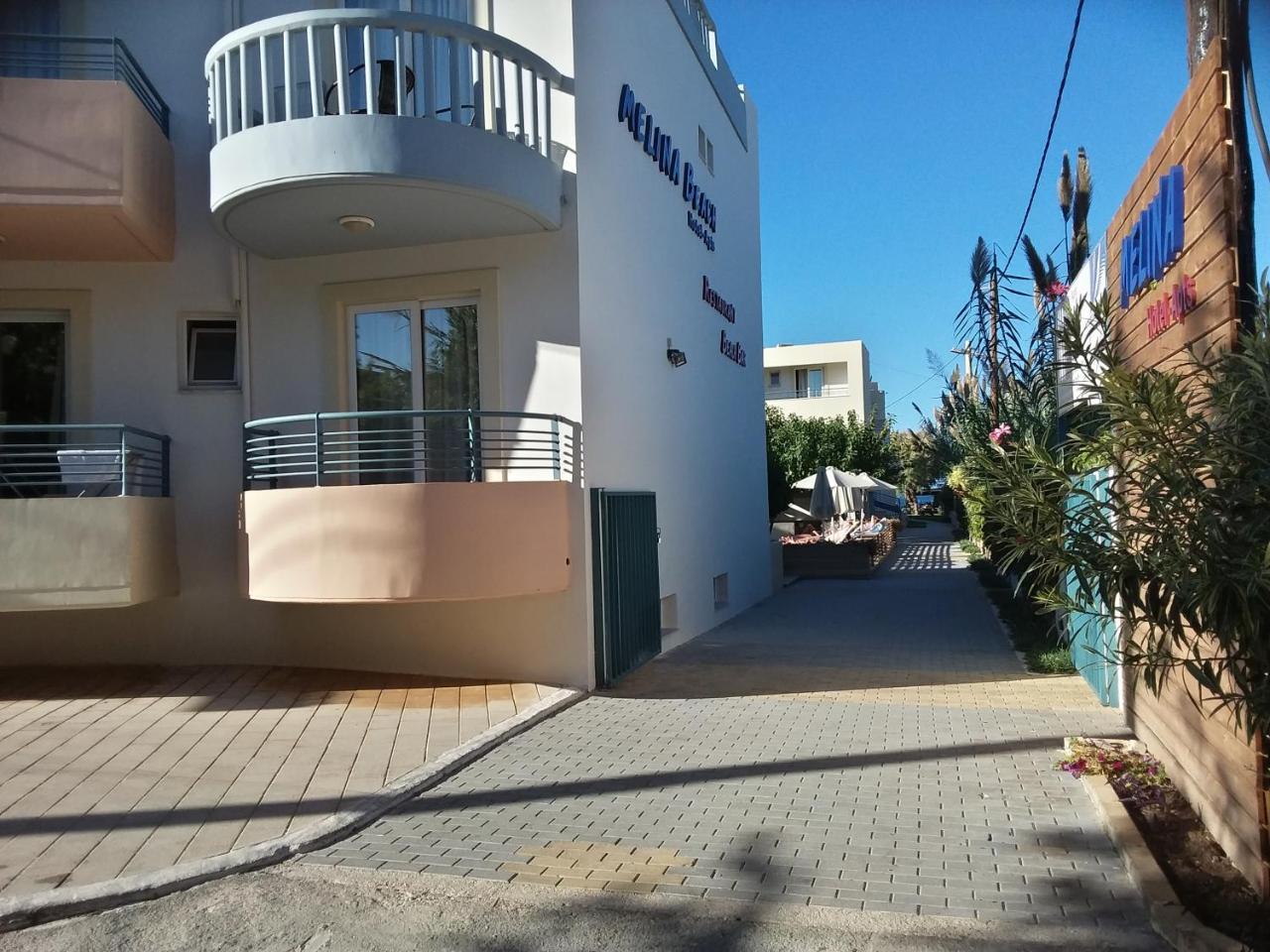 Melina Beach Aparthotel Platanias  Exterior photo